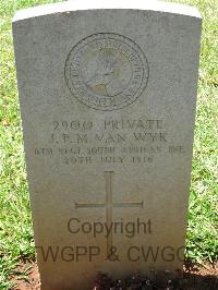 Dar Es Salaam War Cemetery - Van Wyk, J P M